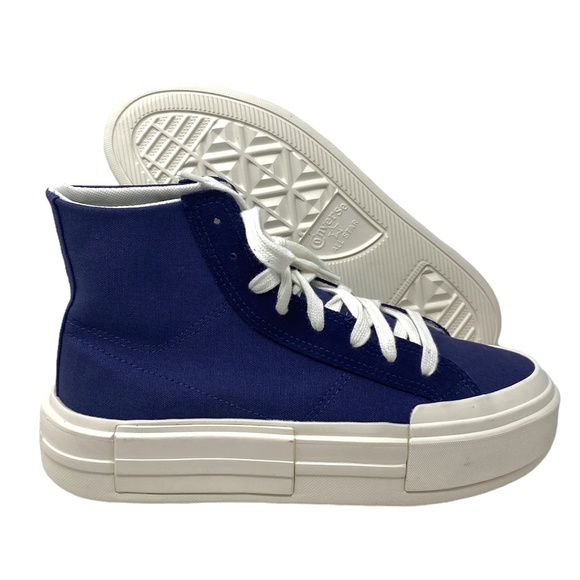 Converse Chuck Taylor Cruise Seasonal Skate High Shoes Blue Canvas Women A05468C - Picture 8 of 10